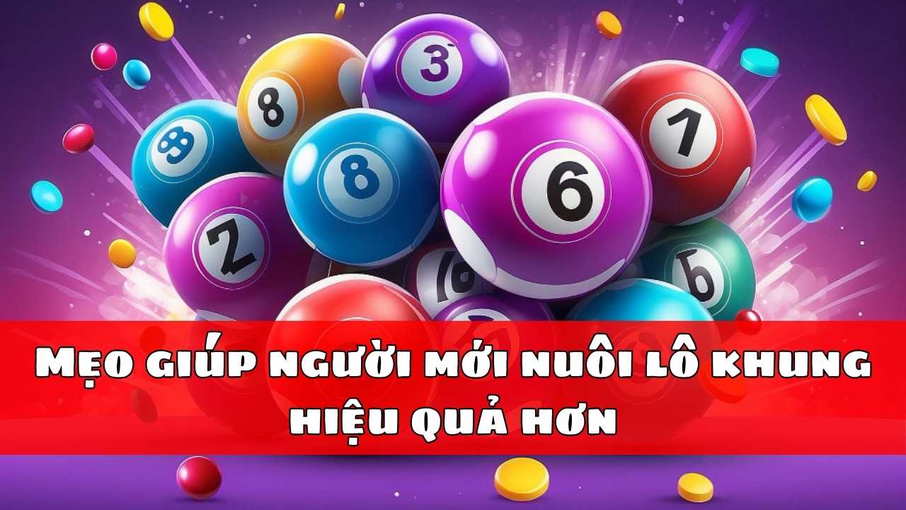 Mẹo giúp người mới nuôi lô khung hiệu quả hơn