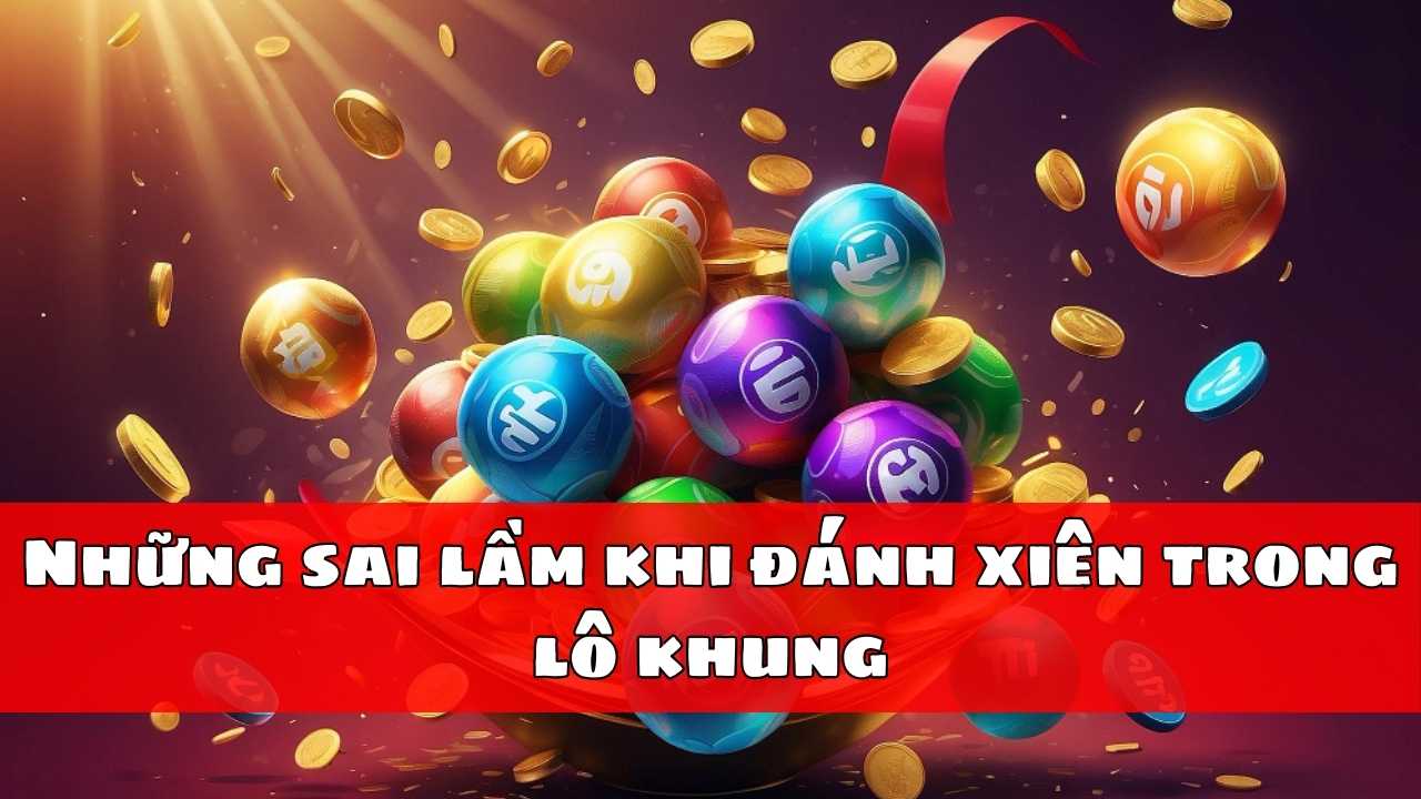 Những sai lầm khi đánh xiên trong lô khung