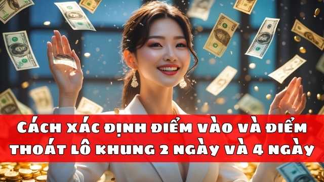 Cách xác định điểm vào và điểm thoát lô khung 2 ngày và 4 ngày